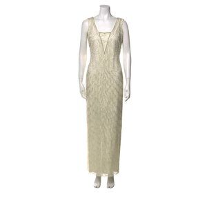 Aidan Mattox Beaded Gown, NWT size 6, Ivory